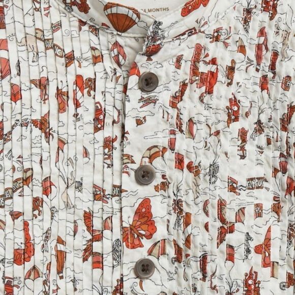 BANANA REPUBLIC | Travel Mosaic | PINTUCK DRESS - Picture 5 of 5